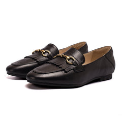 Klassische Loafer mit Quastendetail und Horsebit Lazy Feeling Gelb/Beige/Schwarz