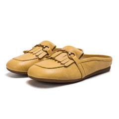 Retro Horsebit-Detailed Loafer Mules Backless Loafers