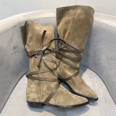 Womens Mid Calf Western Boots