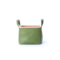 Handgefertigter quadratischer multifunktionaler Aufbewahrungskorb