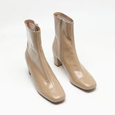 Classic Elegant Glove-Like Ankle Boots High Heel Side Zipper Boots