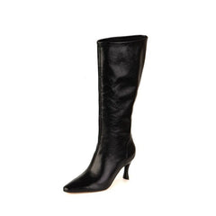 Botas altas con tacón escultural