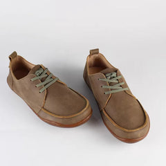 Zapatos planos casuales con cordones para hombres y