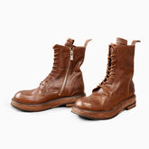 Retro Horse Combat Boots Sweet and Cool Oxford Boots