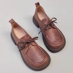 Women's Oxford Big Toe Lace Up Shoes