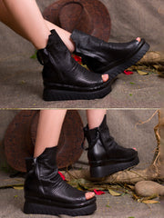 Sandalias originales de tacón alto hueco