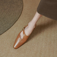 Weiche, flache Slipper