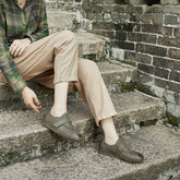 Women's Casual Slip On Loafers Shoes Touch-strap Flats