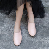 Concise Style's Loafers Casual Slip-On Flat Ankle Shoes Apricot/Light brown/Grey/Off white/Pink/Black