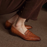Soft Slip On Flat Loafers