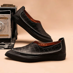 Witch Style Point Toe Soft Flat Loafers