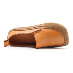 Handgefertigte Loafer Retro Flats Hausschuhe flache Sohle Mokassin-Gommino Casual Slip On Schuhe