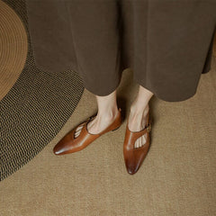 Weiche, flache Slipper