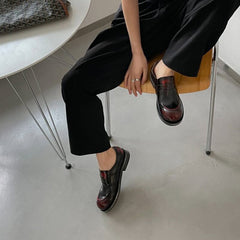 Mocasines Penny con punta redonda