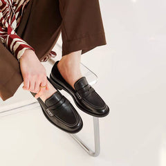 Mocasines suaves estilo académico