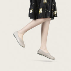 Weiche Retro-Loafer, atmungsaktive Slipper