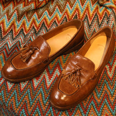 Mantova Series-Classic Loafer Shoes Goodyear Horse with Tassels