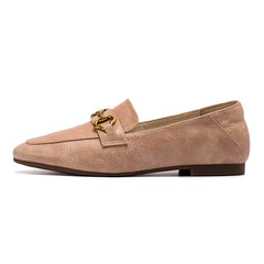 Klassische Loafer mit Horsebit-Detail Schwarz/Hautfarben