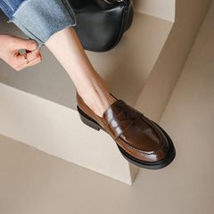 Handgefertigte Pennyloafer
