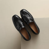 Retro Style Soft Penny Loafers