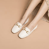 Retro Horsebit-Detailed Loafers Lazy Feeling Black/White/Grey