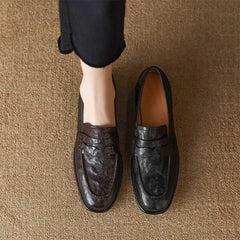 Retro Style Soft Penny Loafers
