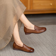 Mocasines planos suaves hechos a mano