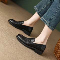 Retro Style Soft Penny Loafers