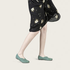 Weiche Retro-Loafer, atmungsaktive Slipper