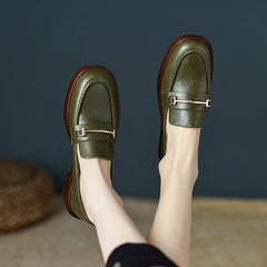 Echte Loafer Retro Handarbeit