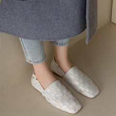 Loafer aus echtem Webstoff