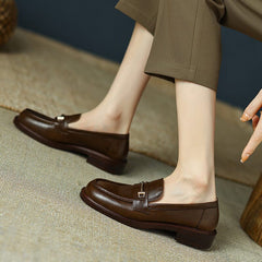 Echte Loafer Retro Handarbeit