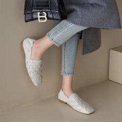 Loafer aus echtem Webstoff