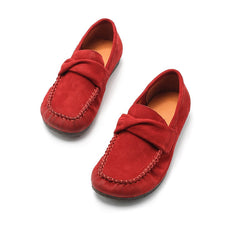 Loafer aus Wildleder im Retro-Stil