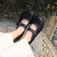 Retro Mary Jane Round Toe Flat