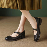Handgefertigte weiche Mary Jane Flats