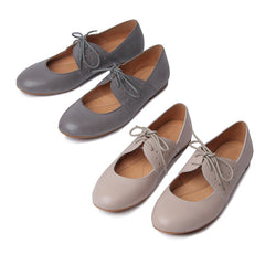 Soft Lace Up Mary Jane Flats Oxfords Handmade