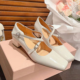 Zapatos Mary Jane de doble tira de 45 mm