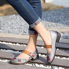 Flat Mary Jane Round Toe