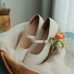 Designer Mary Jane Schuhe Echte weiche Pumps handgefertigt