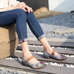 Flat Mary Jane Round Toe