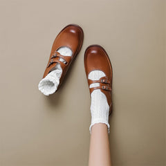Mary-Jane-Schuhe mit Doppelschnalle