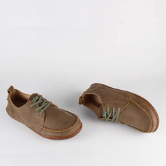 Zapatos planos casuales con cordones para hombres y