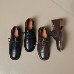 Cap Toe Block Heel Normal Fit