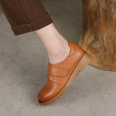 Handgefertigte weiche Retro-Oxford-Schuhe