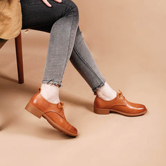 Handgefertigte Oxford-Derby-Schuhe