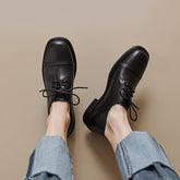 Cap Toe Block Heel Normal Fit