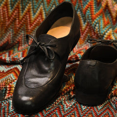 Round Toe Oxfords Horse Lace Up Derby Shoes