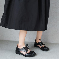 Designer Schuhe Oxford Schnürschuhe Color Block Retro