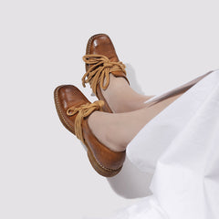 Goodyear Hufeisen Retro Ribbon Oxfords Sohle